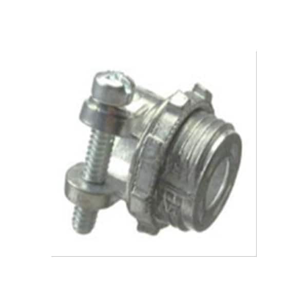 Halex Conduit Fitting Connector, 3/4 in, Push-On, Die Cast Zinc, Red 20422 - main